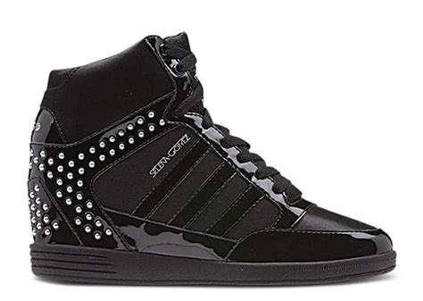 adidas selena gomez schuhe silber schwarz|Selena Gomez X Wmns BB Neo Wedge 'Black' .